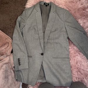 Express S Gray Suit Jacket